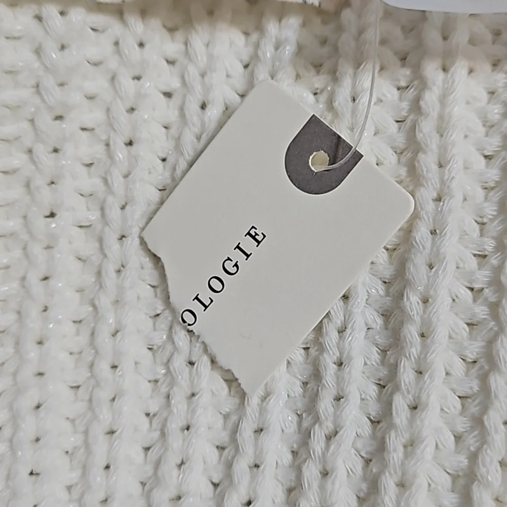 Anthropologie White Knit Sweater - Picture 12 of 13